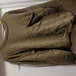 Bobby London Large Olive Green Sweatshirt
